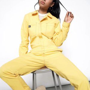 Wild Fang The Essential Longsleeve Coverall Yellow Size Small